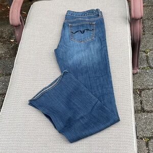 Buffalo David Bitton Women's Straight Leg Blue Jeans